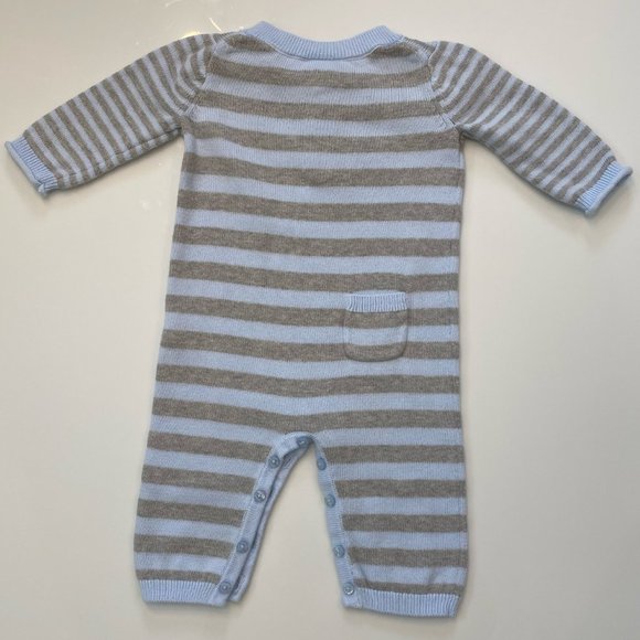 Baby Boy Janie & Jack Knit One Piece, Size 0-3M - Picture 8 of 9